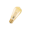 1906LED40       2.5W/824 230V FIL GOLD E27  (21W)  FS OSRAM - лампа капля винтаж - 