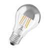 LED Star Classic A 50 Filament Mirror Silver 6.5W 827 Clear E27 - 