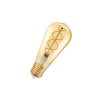 Vintage 1906 LED CL Edison  DIM  FIL-спираль GOLD 25  4,5W/820 E27  140x64мм - капля OSRAM - 