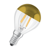 LED Star Classic P 34 Filament Mirror Gold 4W 827 Clear E14 - 