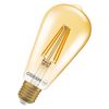 Vintage 1906 Edison 60 Filament DIM 7.2W 824 Gold E27 - 