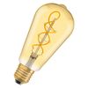 Vintage 1906 Edison 28 Filament 4W 820 Gold E27 - 