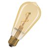 Vintage 1906 Edison Spiral Filament 1.8W 822 Gold E27 - 