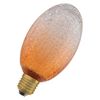 DECOR LED FLAT LAMP 3.5W 827 E27 Non-Dim IN CRACKED GLASS LONG ORANGE - 