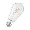 Vintage 1906 Edison 40 Spiral Filament 3.4W 827 Clear E27 - 