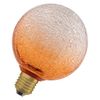 DECOR LED FLAT LAMP 3.5W 827 E27 Non-Dim IN CRACKED GLASS ROUND ORANGE - 