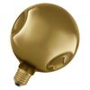 DECOR LED FLAT LAMP 3.5W 827 E27 Non-DIM IN ELECTRO GLASS MEDIUM GOLD - 