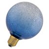 DECOR LED FLAT LAMP 3.5W 827 E27 Non-Dim IN CRACKED GLASS ROUND BLUE - 