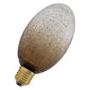 DECOR LED FLAT LAMP 3.5W 827 E27 Non-Dim IN CRACKED GLASS LONG BROWN - 