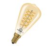 Vintage 1906 Edison 32 Spiral Filament DIM 4.8W 822 Gold E14 - 