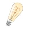 Vintage 1906 Edison 40 Heart Filament DIM 4.9W 922 Gold E27 - 