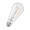 Vintage 1906 Edison 60 Heart Filament DIM 7.2W 927 Clear E27 - 