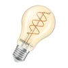 Vintage 1906 Classic A 60 Spiral Filament DIM 8W 922 Gold E27 - 