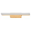 Orbis Mirror 40CM Click CCT DIM IP44 Wood Decor - 