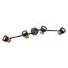Decor Spot Cork GU10 Black 4x3.4W 927 DIM - 