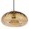 Decor Gold Glass Pendant E27 Gold - 