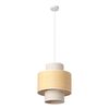 Decor Wrap Cylinder Pendant E27 Beige - 