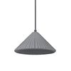 Decor Concrete Pyramid Pendant E27 Dark Grey - 