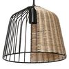 Decor Cage Bell Pendant E27 Black - 