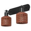 Decor Clay Windows Wall 2XE27 Brown - 