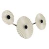 Decor Plisse Wall 3 x E27 Beige - 