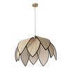 Decor Rattan Lotus Pendant 670 E27 Brown - 