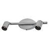 LED Spot Cylinder 2xGU10 Brushed Nickel - 