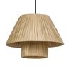 Decor Bamboo Paper Hut Pendant 280 E27 Brown - 