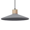 Decor Concrete Wood Pendant 320 mm E27 Dark Grey - 