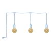 ENDURA® Decor Portable Pendant 7m 3X4W 820 Plug E27 Blue - 