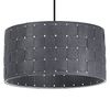Decor Felt Weaving Pendant 380 mm E27 Dark Gray - 