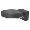 ENDURA Style Solar Wall Sensor Single Circle 6W Black - 