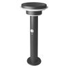ENDURA Style Solar 40cm Post Sensor Double Circle 6W Black - 