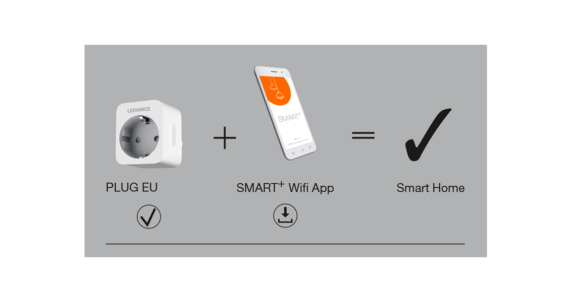 SMART WI-FI PLUG EU 4X1 10A 220-240V - умная розетка LEDVANCE - , изображение 4