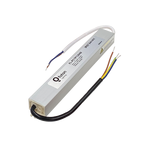 FL-PS TP12030 Pout= 30Вт, Uout=12В, Uin=175-240В, IP67, 220x30x20mm,   210г - метал. герм. транс-тор - 
