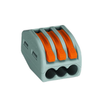 222-413   3 конт., многоразовая, 32A 400V - клеммная колодка WAGO (50) - 
