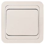 Выключатель 1-кл. СП Mimoza 10А IP20 бел./бел. Makel 12001 - 