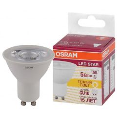 LS PAR16  5036  5W/830 (50W) 230V  GU10 370lm  36 15000h OSRAM LED-лампа - 