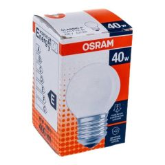 CLASSIC P FR 40W 230V E27 (шарик матовый d45x75) - лампа OSRAM - 