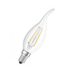 FIL LSCL BA40  4W/827 230V  CL   E14  470lm  - LED лампа свеча на ветру OSRAM - 