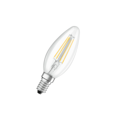 4W/927 (=40W) E14 DIM PARATHOM PRO Ra90 прозрачн - LED лампа свеча OSRAM - 