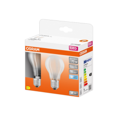 7.5W/840 (=75W) E27 230V Матовая  Экопак 1X2лампы  LED Star OSRAM - LED лампа филаментная - 