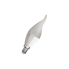 FL-LED CA37 5.5W E14 4200К 220V 510Лм 37*108мм FOTON_LIGHTING  -  лампа свеча на ветру - 