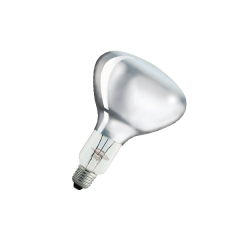 FL-IR R125 375W CLEAR E27 230V прозрачное стекло (инфракрасная лампа) - 