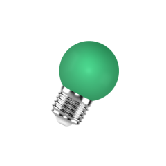 FL-LED DECO-GL45 1W E27    GREEN   230V  E27 зеленый (LED шарик) FOTON  -  лампа - 