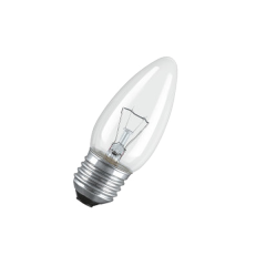 CLASSIC  B  CL 60W  230V  E27 (свеча прозрачная d35x99) - лампа OSRAM - 