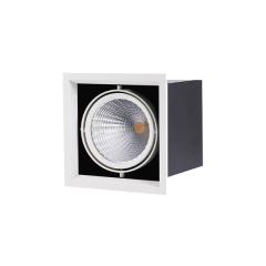 Карданный светильник FL-LED Grille-111-1 30W  3000K 185*185*150мм 30Вт 2400Лм FOTON LIGHTING - 