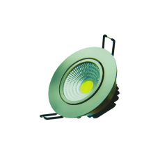 FL-LED Consta B 7W Aluminium 6400K хром 7Вт 560Лм (светильник встр. пов.)(S414) D=85мм d=68мм h=45мм - 