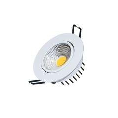 FL-LED Consta B 7W White 2700K    белый 7Вт 560Лм (светильник встр. пов.)(S409) D=85мм d=68мм h=45мм - 