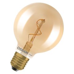 Vintage 1906 Globe 80 Spiral Filament 1.8W 822 Gold E27 - 
